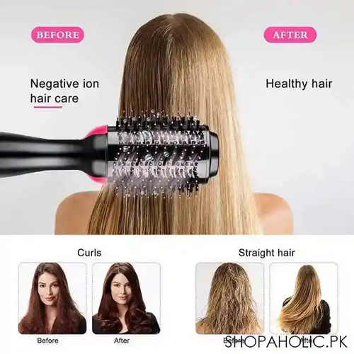 Hair Straightener Brush 3 in1