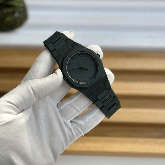 Black Arabic Aura Watch