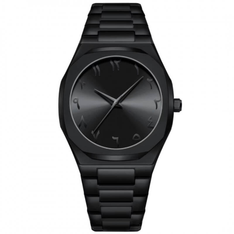 Black Arabic Aura Watch