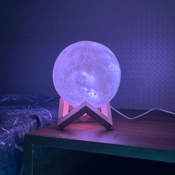 Moon lamp 7 color changing led lights
