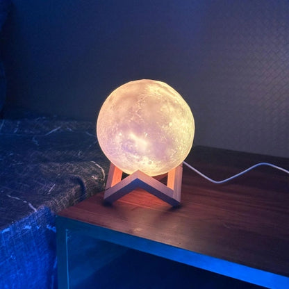 Moon lamp 7 color changing led lights