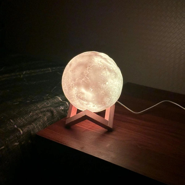 Moon lamp 7 color changing led lights