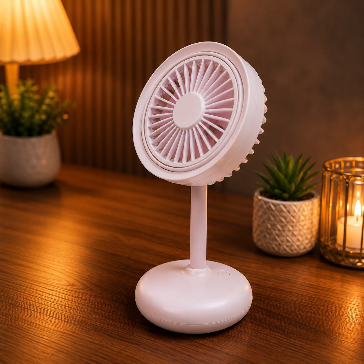 MaxStar Portable Rechargeable Desk Fan