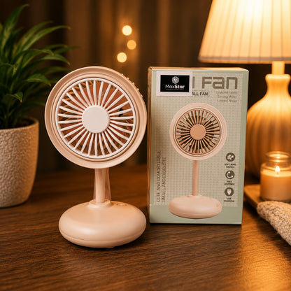 MaxStar Portable Rechargeable Desk Fan